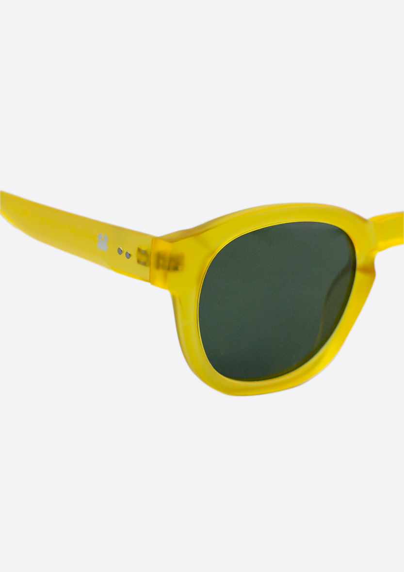 Atlas Yellow Frosted Sunglasses