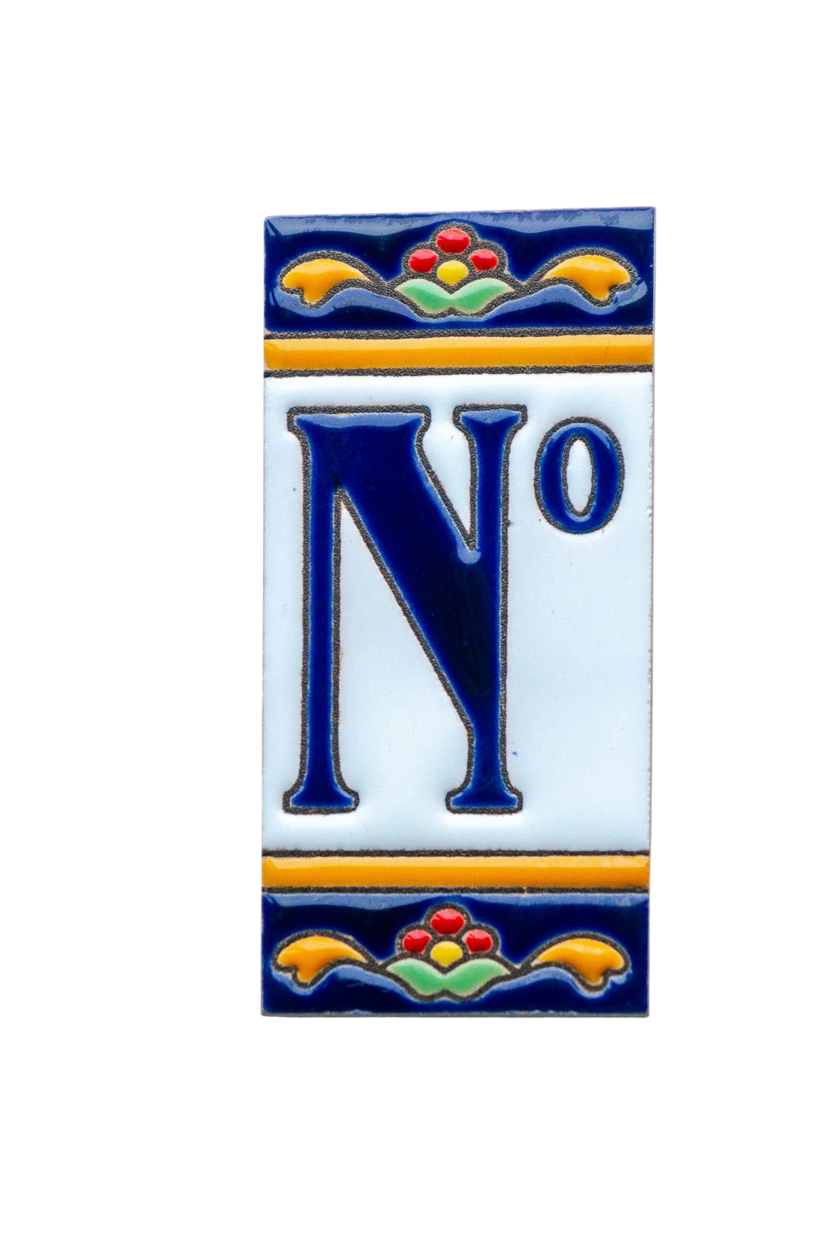 Marbella Ceramic House Number & Letter Tile