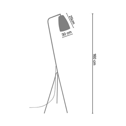 Olof - Red Metal Articulated Reading Lamp