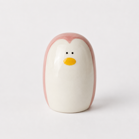 Penguin Amulet of Presence – Handmade Symbol of Balance & Resilience
