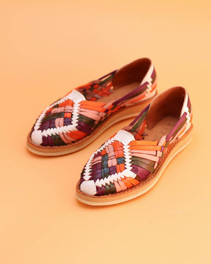 Chapulines Altos - Colorful Platform Huaraches