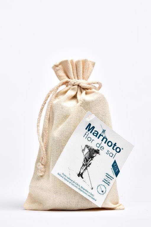 An upright beige drawstring bag with a white label reading "Iberian sampler kit - Provenzal" from Iberica - Pretty things from Portugal, perfect for adding Mediterranean flavor to your dishes. Photographed against a clean white background.
