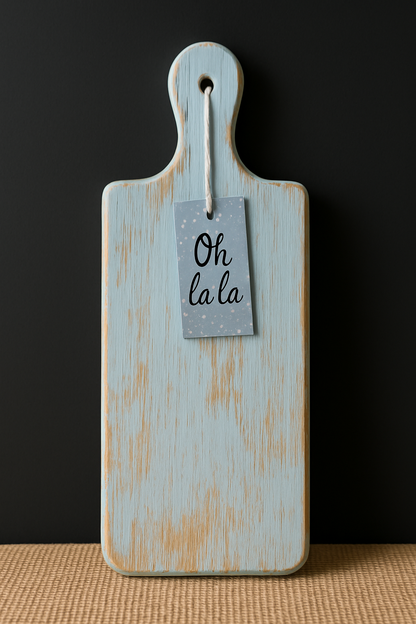 Tábua de servir retangular de madeira 45 x 14 cm