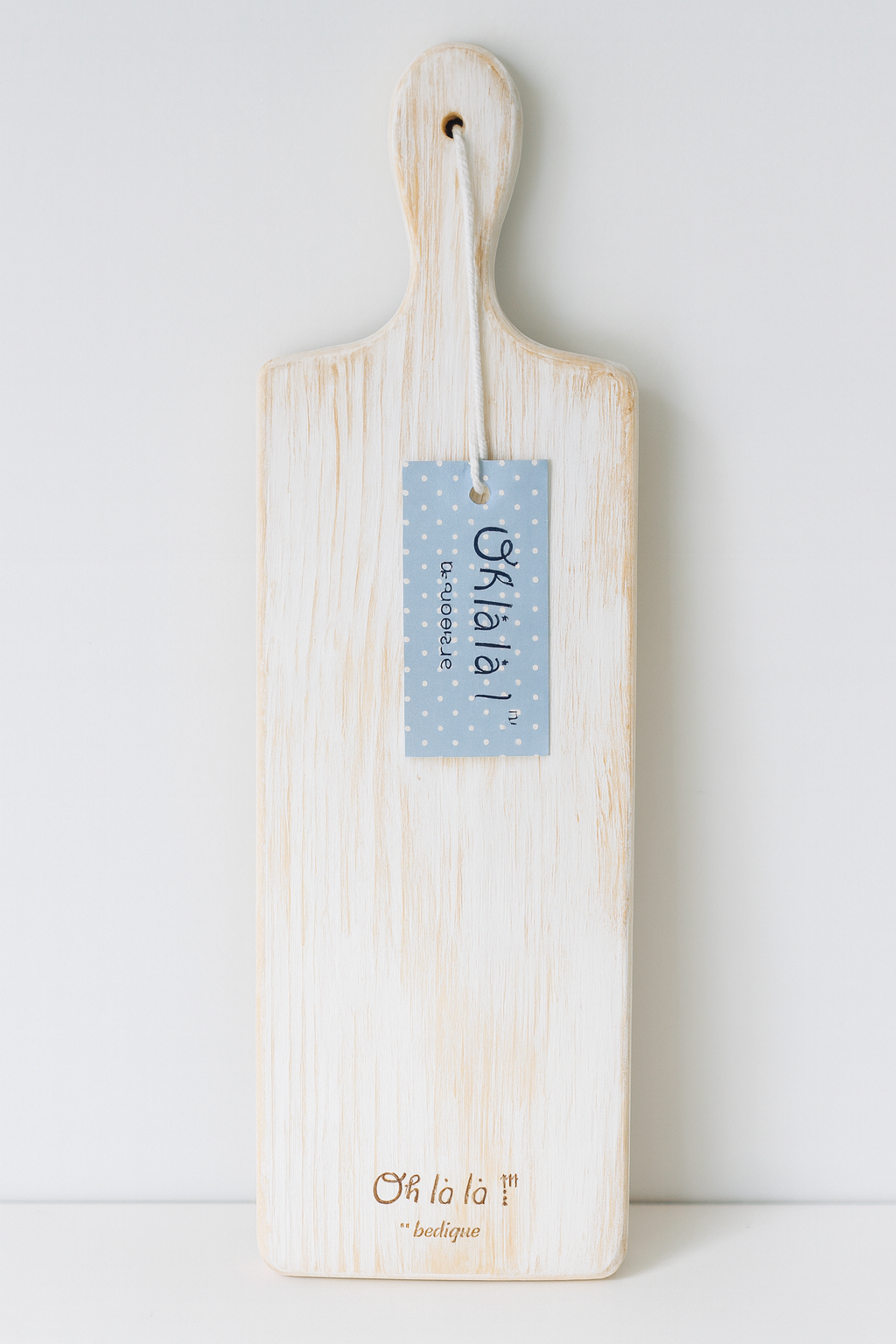 Tábua de servir retangular de madeira 45 x 14 cm