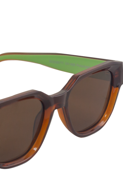 Ola Wave Brown Jelly Mint Mix Sunglasses