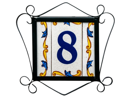 Lisa Croquets Numbers – Ceramic House Number Tiles