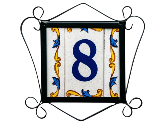 Lisa Croquets Numbers – Ceramic House Number Tiles