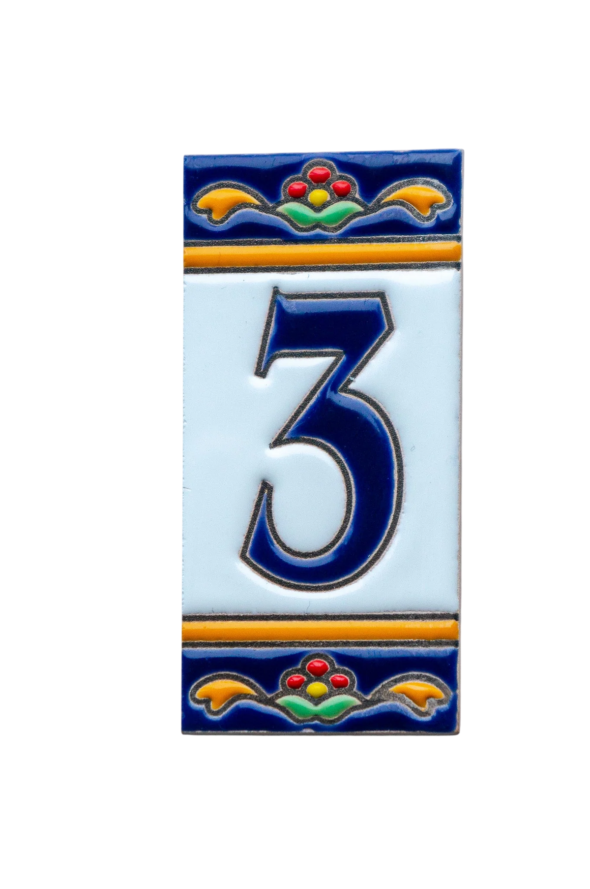 Marbella Ceramic House Number & Letter Tile