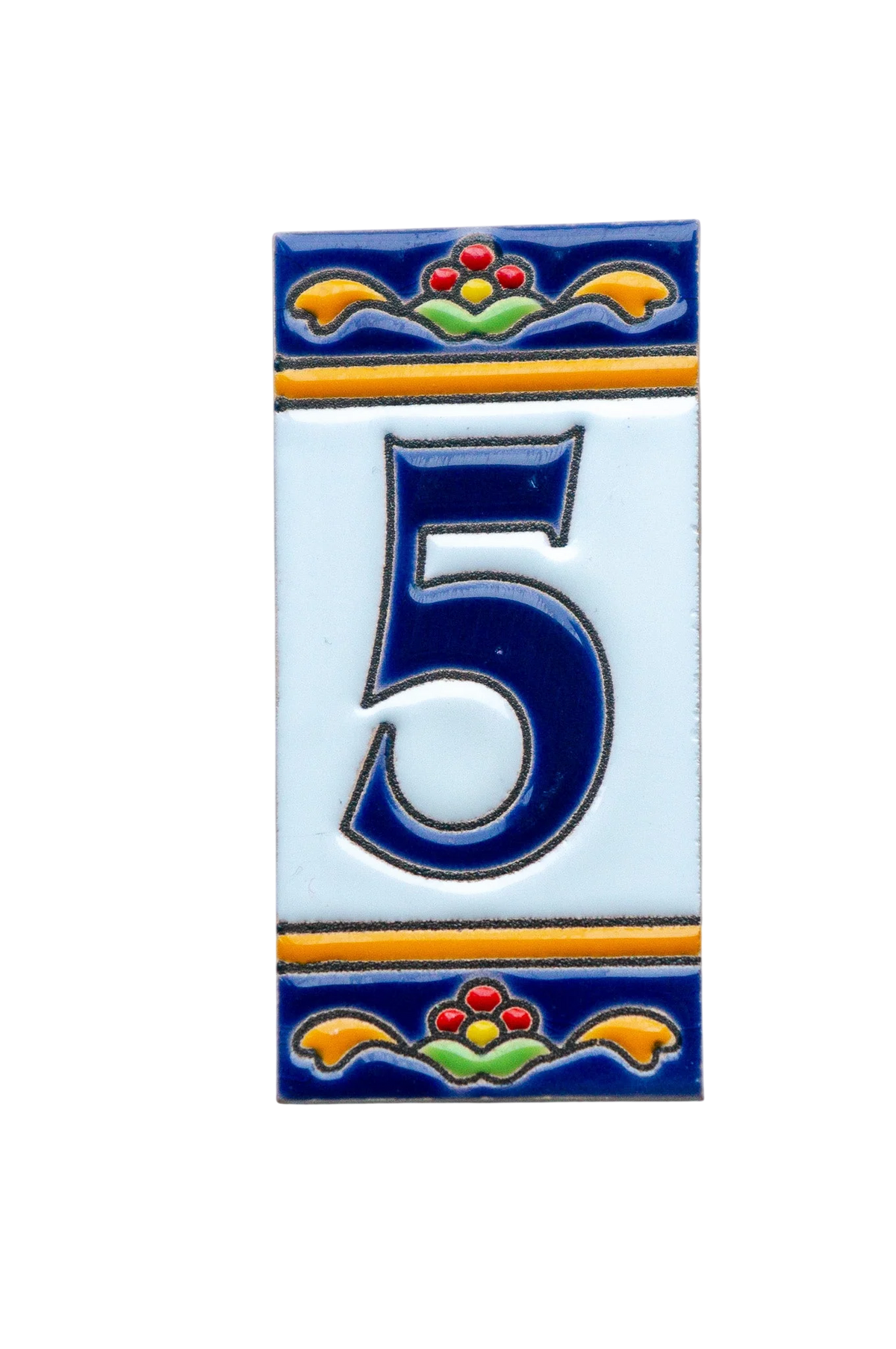 Marbella Ceramic House Number & Letter Tile