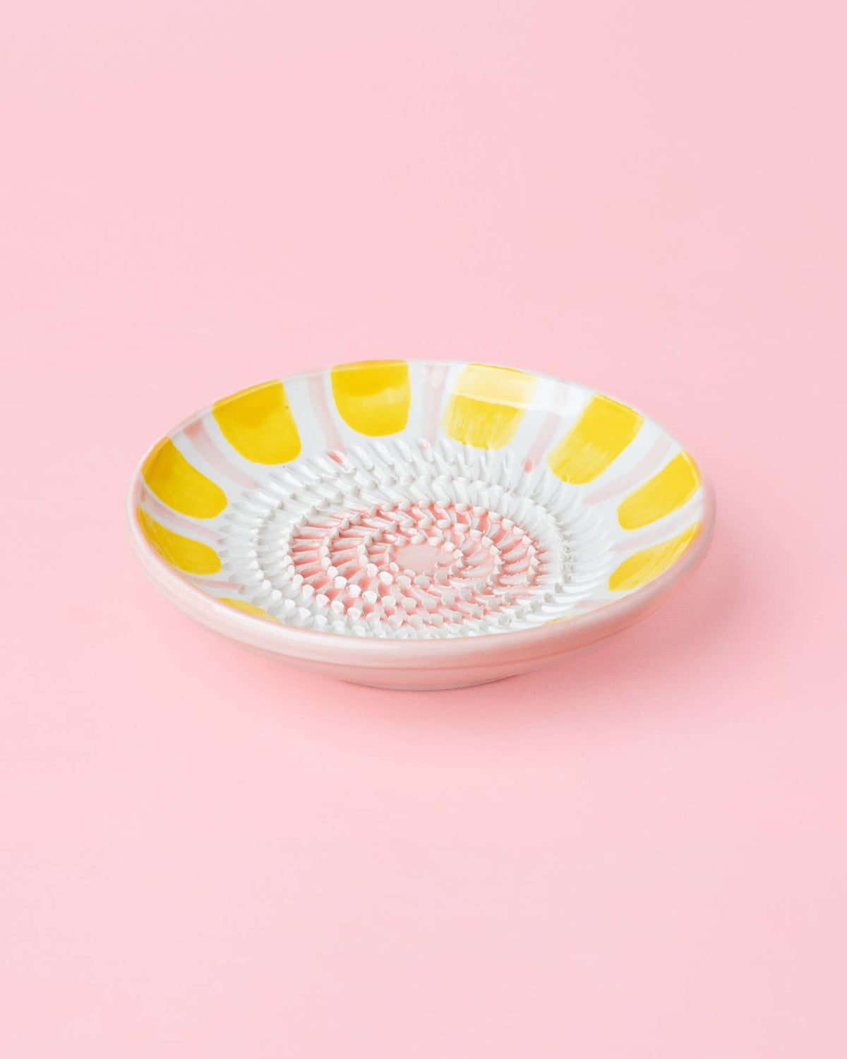 Hand-painted Spanish ceramic grater plate – Valentina