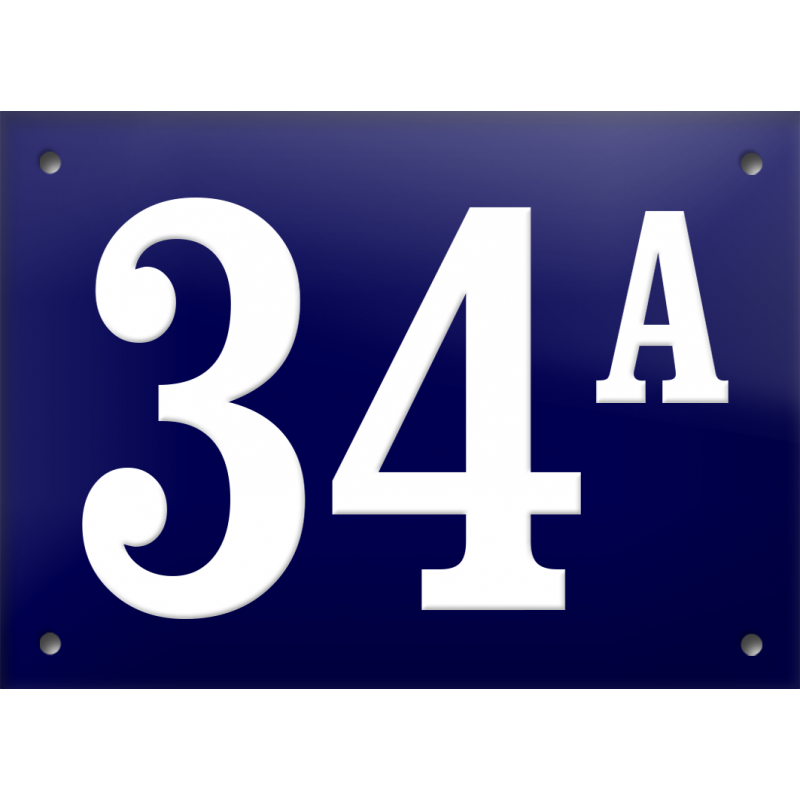 Enamel House Number - [Made to order] | Plaque | Iberica - Pretty things from Portugal