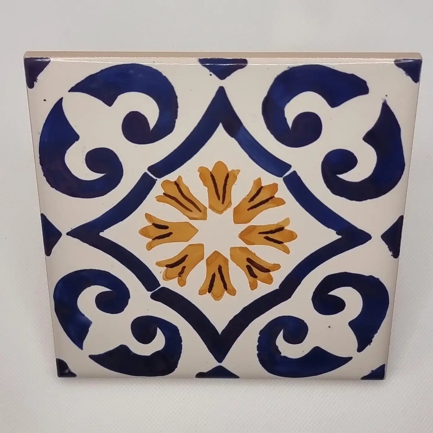 Portuguese handpainted ceramic tiles, 14cm | Ceramics | Iberica - Pretty things from Portugal