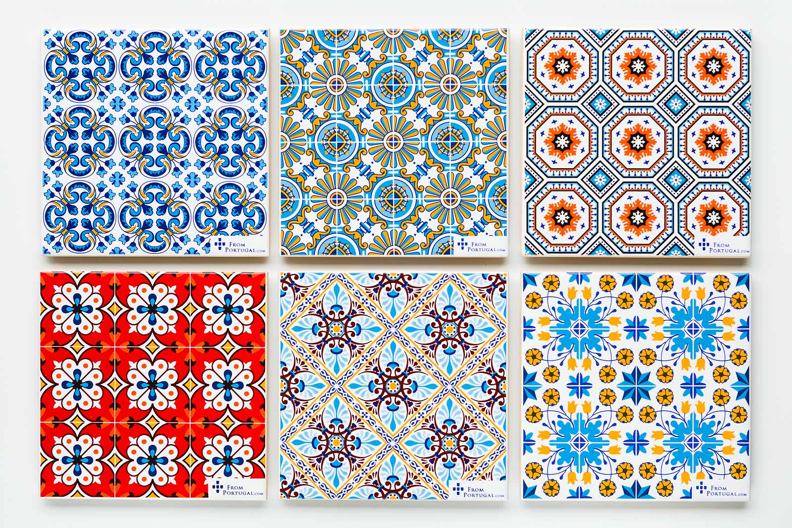 Ceramic drinks coaster 15cm - Azulejo 01 | Coasters | Iberica - Pretty things from Portugal