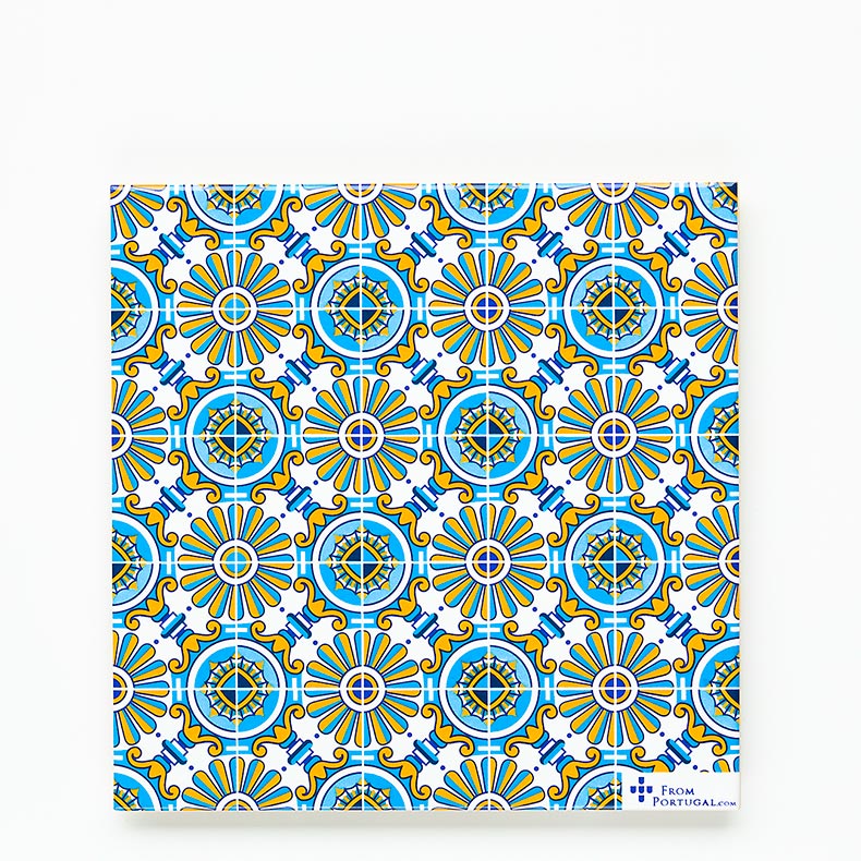 Ceramic coaster 15cm - Azulejo 07 | Coasters | Iberica - Pretty things from Portugal