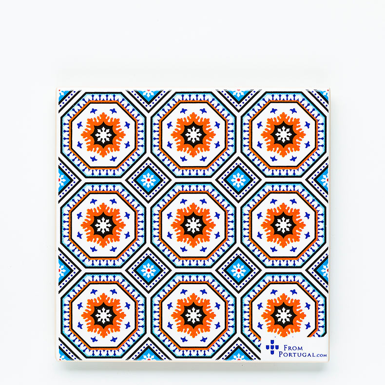 Ceramic drinks coaster 11cm - Azulejo 11 | Coasters | Iberica - Pretty things from Portugal