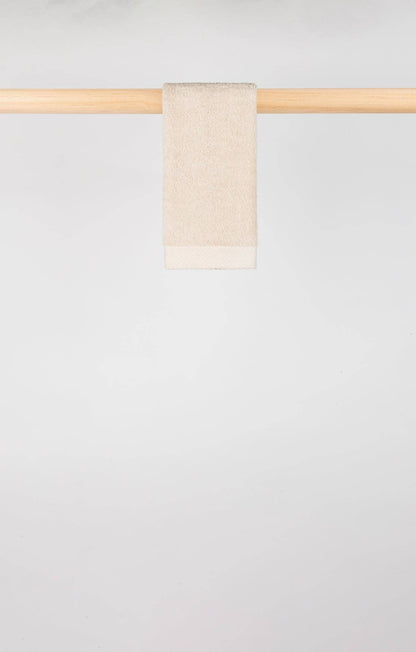 Image of Natural Torres Novas X Zero3 hand towel on a rail