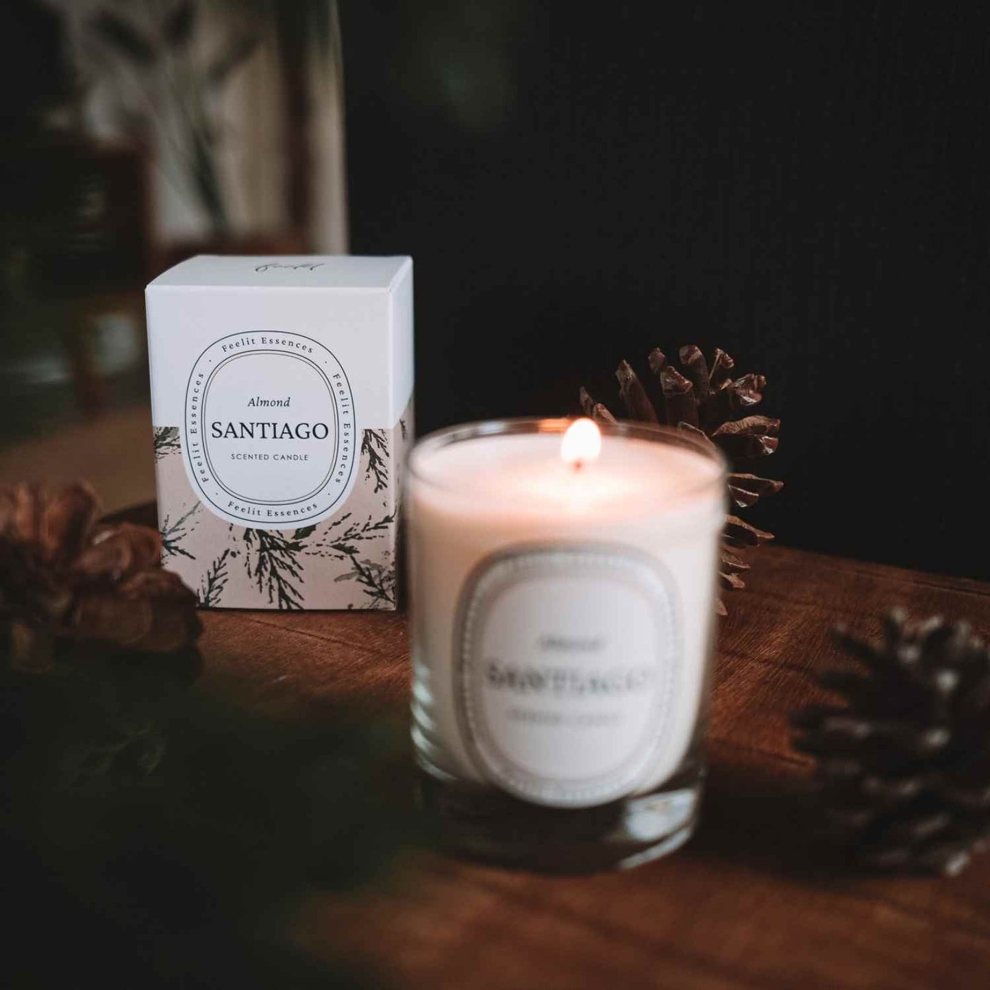 Scented Soy Almond candle - Santiago | Candles | Iberica - Pretty things from Portugal